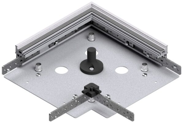 Produktbild UBK 200 501.25 -  Winkel-Verbinder zu Unterflur-Bodenkanal UBK 200, 200x50mm